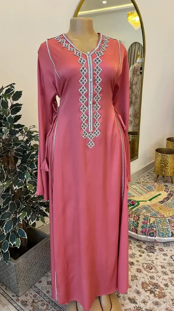 KS1296ASSF ASSORTED SIDE BELT DESIGN KAFTAN                                      -FREE SIZE